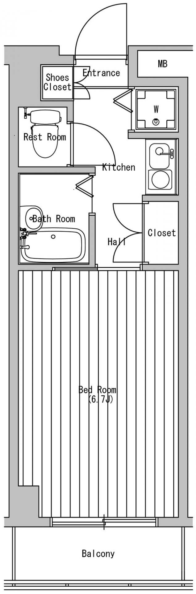 アミスタ小石川305号室
